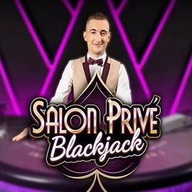 Blackjack Salon Privé online game logo by Ezugi on scooorecasino.pl