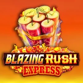 Blazing Rush Express logo by AreaVegas at Scooore Casino