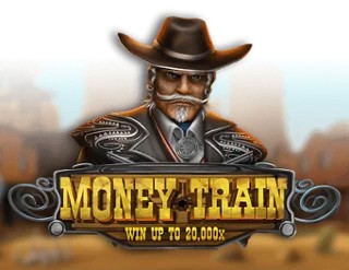 Money Train slot logo by Relax Gaming at Scooore Casino
